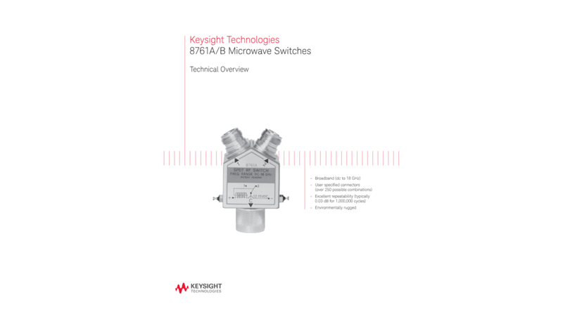 8761A/B Microwave Switches